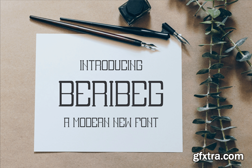 Beribeg - A Modern New Font D6EWN77