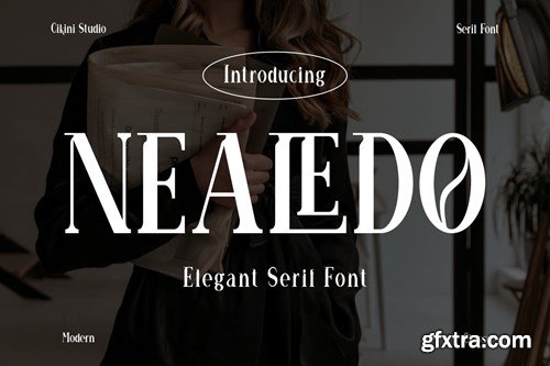 Nealedo - Elegant Serif Font HYJMNZJ