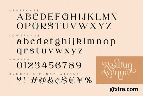 Realfun Avenue - Elegant Decorative Serif MC9BZNQ