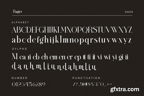 Bagier Elegant Ligature Serif B96P3PN