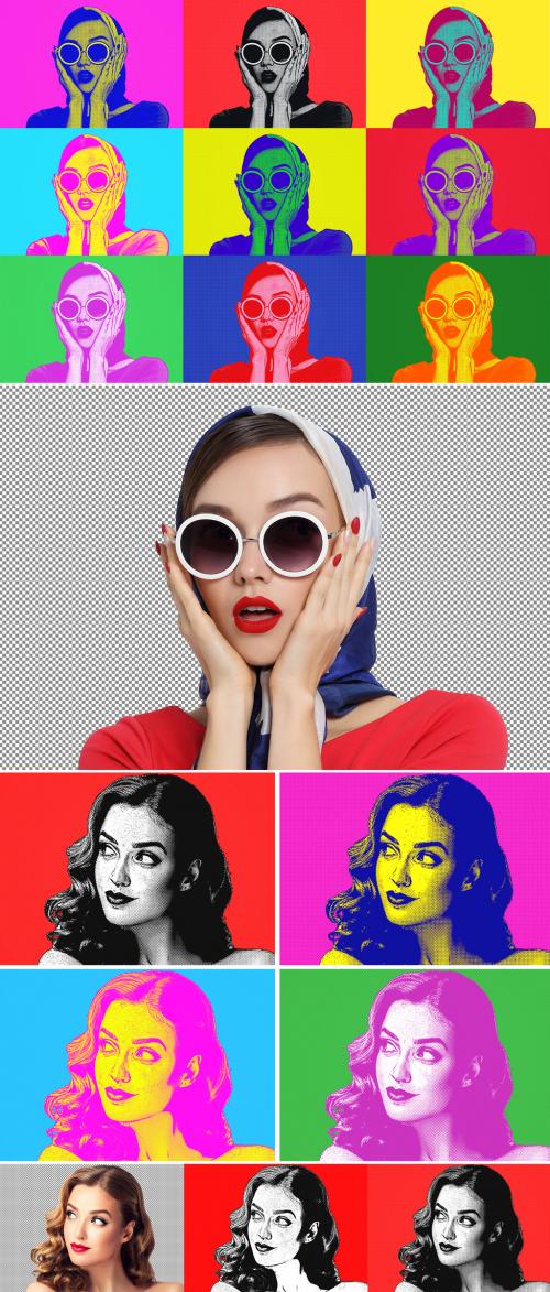 60s Pop Art Photo Effect - 392933858