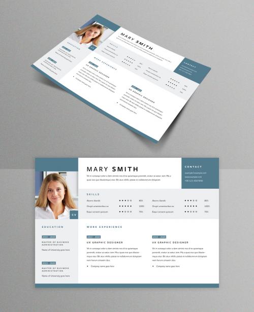 Elegant Resume Layout - 393185430