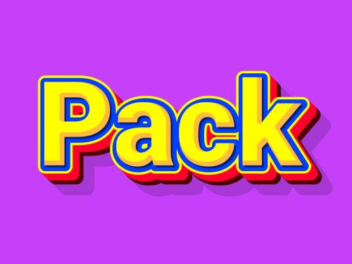 Colorful Cartoon Text Effect - 393397793