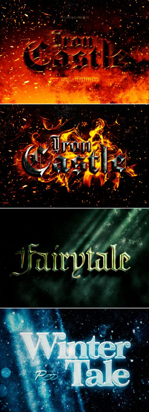 Fantasy Text Effects Bundle - 393404413