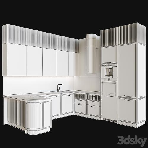 Neoclassical kitchen 30