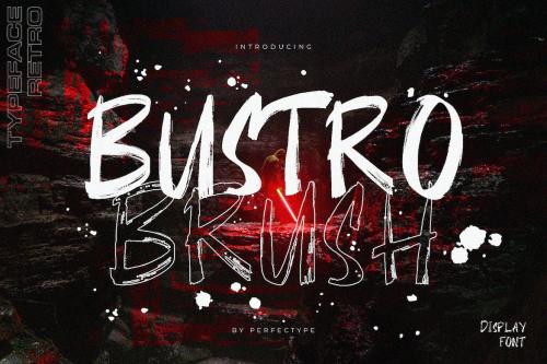 Bustro Brush Font