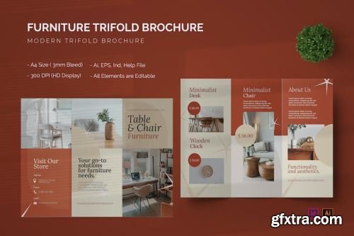 Trifold Brochure Design Pack #3 14xPSD