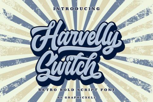 Haverlly Switch - Bold Script Font