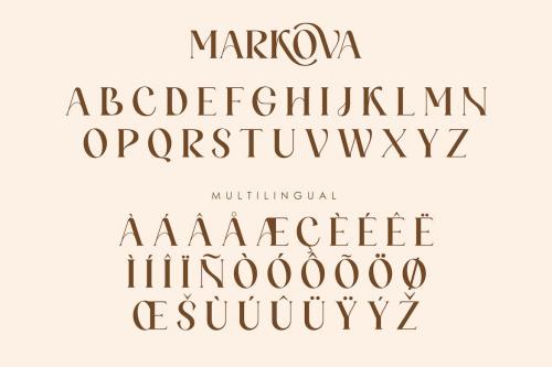 Markova Serif Font