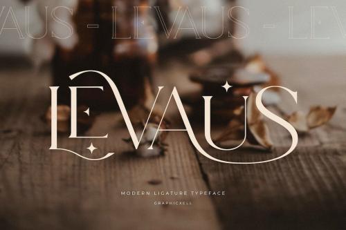 Levaus Ligature Typeface