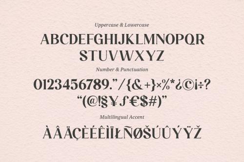 Larissa - Stylish Ligatur Typeface