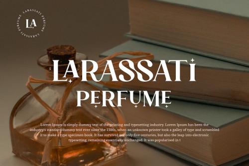 Larissa - Stylish Ligatur Typeface