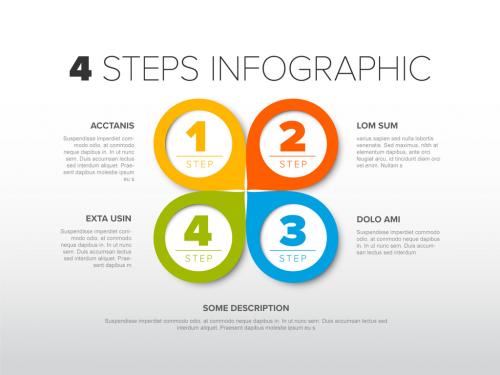 Minimalistic Four Steps Quatrefoil Layout  - 395090331