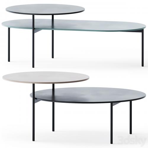 Coffee Table Tavolino KIN-c and KIN-o by Novamobili