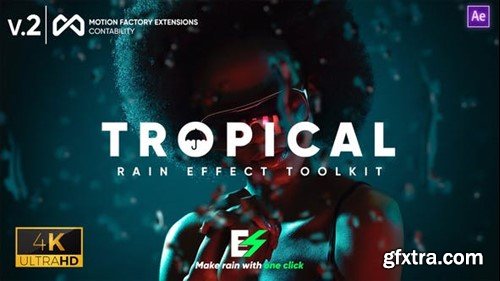 Videohive Tropical Rain Effect Toolkit 34228837