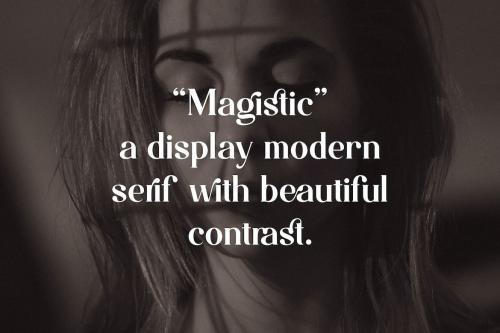 Magistic - Serif Ligature Typeface