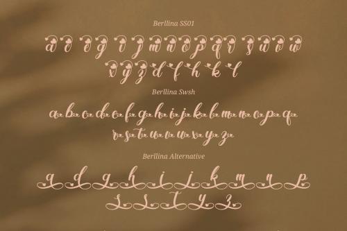 Berllina - Script Font