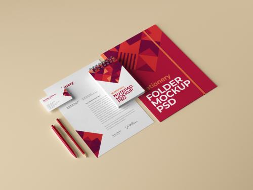 Stationery Branding Mockup - 395113511