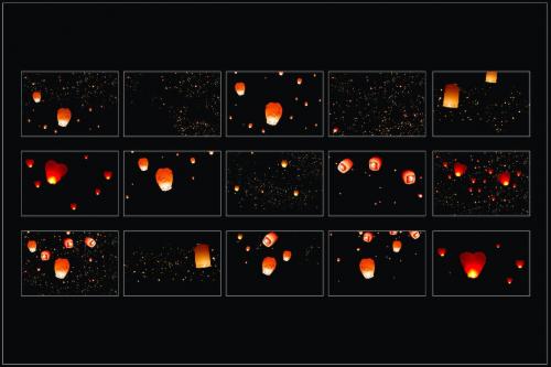 Flying Lanterns Overlays