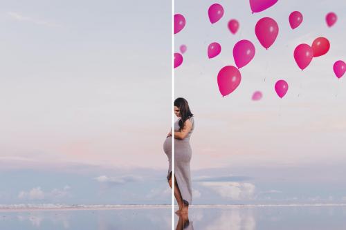 Floating Balloons Overlays