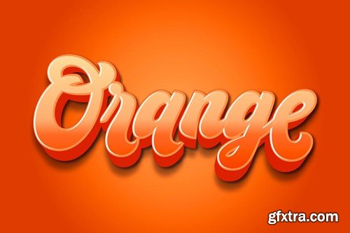 3D Peach Text Effect D7W77FN