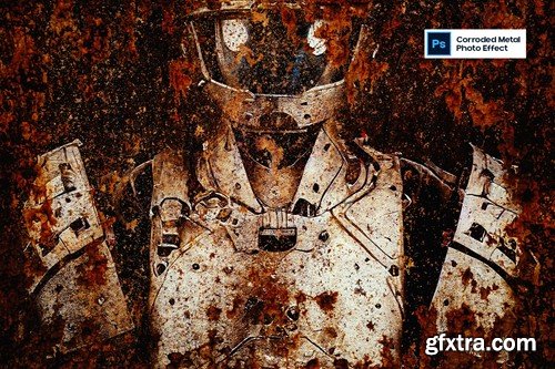 Corroded Metal Photo Effect PMNQX5P