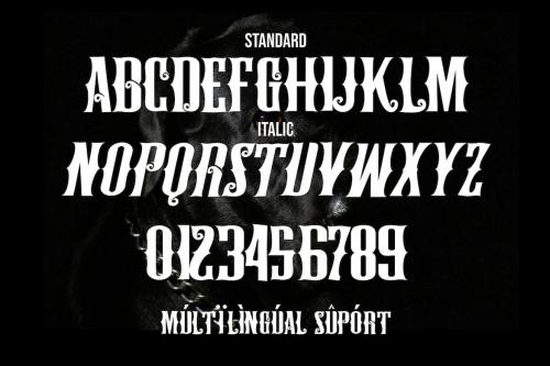 Black Brody - Aesthetic Blackletter Font