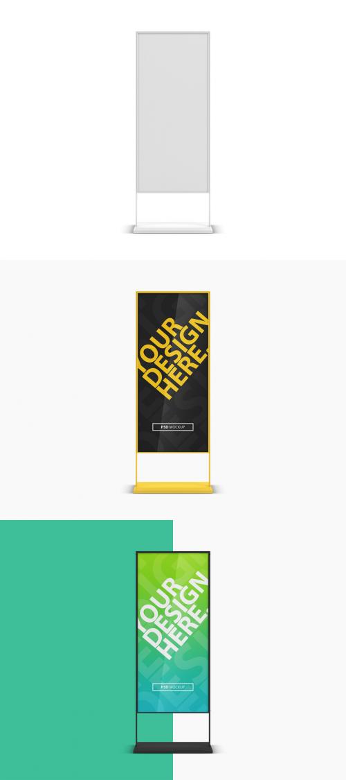 Advertising Stand Mockup Front View - 395360757