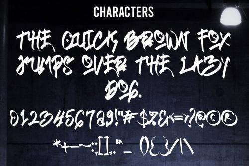 Thishub - Monoline Graffiti Font