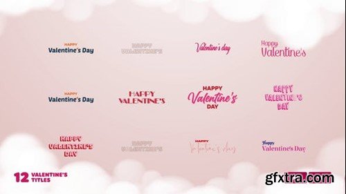 Videohive Happy Valentine's Day Typography 50500307