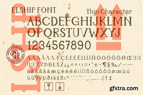 Elship - Art Deco Serif Classic WUF8FZG