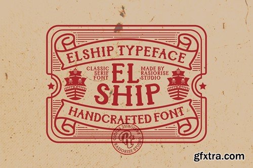 Elship - Art Deco Serif Classic WUF8FZG