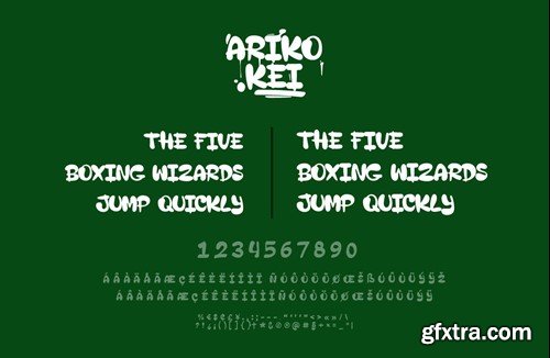 Ariko Kei Font PRA35E6