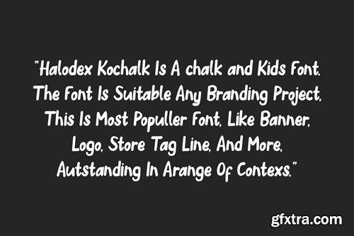 Halodex Kochalk - Kids & Chalk Font H56Q65Z