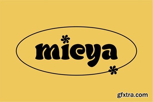 Deiya display retro typeface 44A3QPL