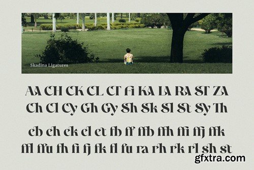 Skadina - Decorative Display Serif 9MGNLLF