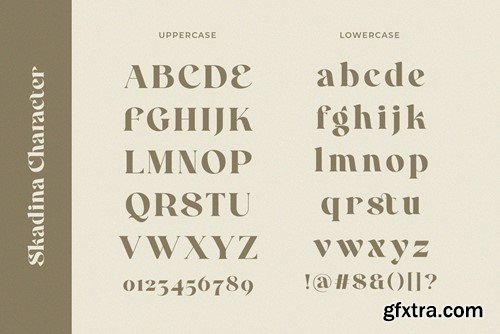 Skadina - Decorative Display Serif 9MGNLLF