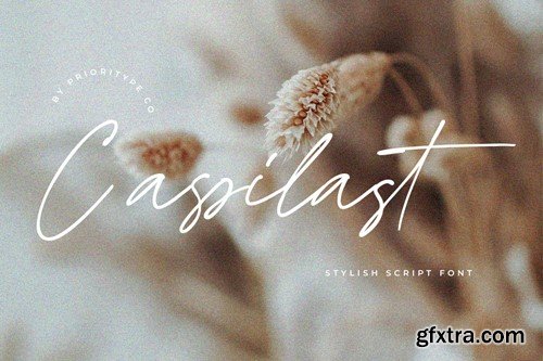 Cassilast - Stylish Script Font 779X2T6