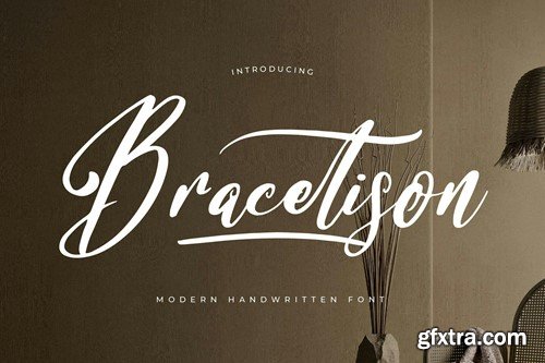 Bracetison Modern Handwritten Font F2WY9RG