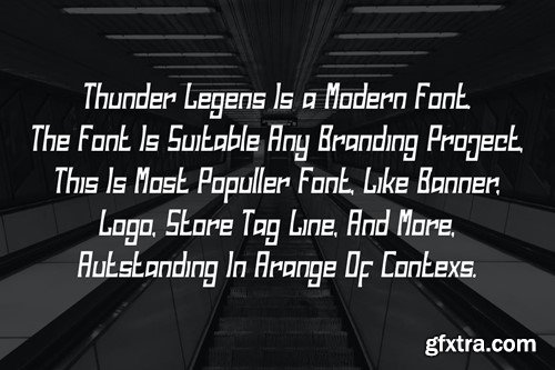 Thunder Legens - Sport Font EHBHYKD