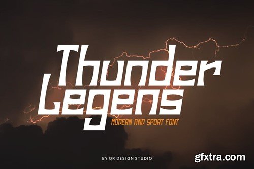 Thunder Legens - Sport Font EHBHYKD