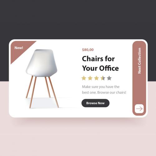 Home Decor User Interface Card Template - 395813275