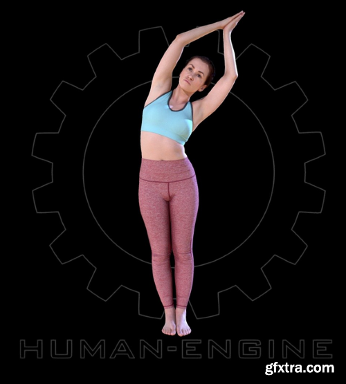 Female Scan - Katia 20 Exercise Pose