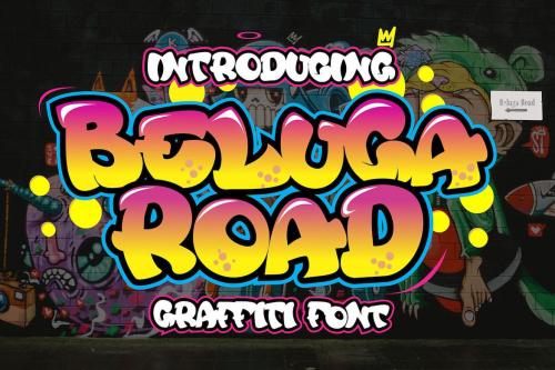 Beluga Road - Decorative Graffiti Font