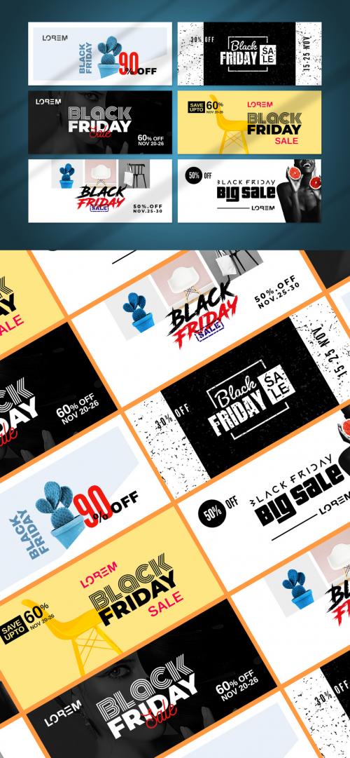 Black Friday Social Media Timeline Cover Layout - 396377422