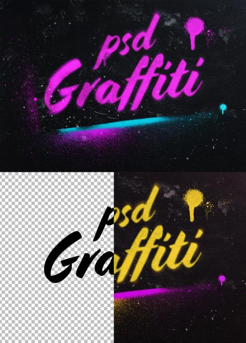 Photoshop Graffiti Text Effect - 396645711