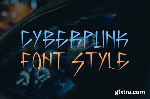 Break Punk - Neon & Cyberpunk Font UFHBYWP