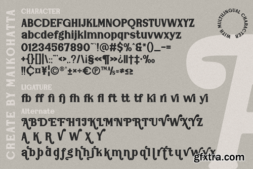 Khofira - Serif Display Font R8FMASP