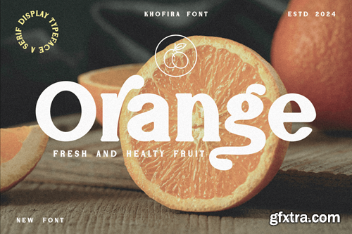 Khofira - Serif Display Font R8FMASP