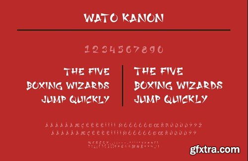 Wato Kanon Font LK33BG6